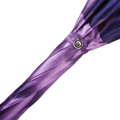 Luxury Automatic Umbrella – Purple Dahlia Handmade Italian Rain Protection