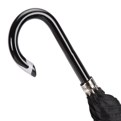 Silver Sunflower Umbrella – Automatic, Handmade Italian Polyester Canopy with Acetate Handle