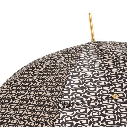 Acetate Handle Umbrella – Automatic Opening, Handmade Italian Mosaic Design