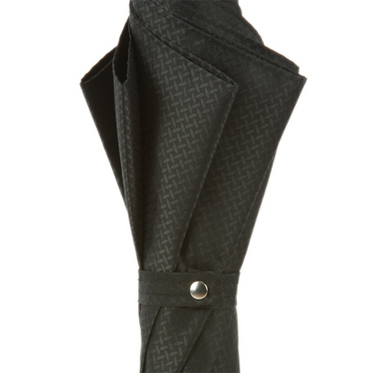 Luxury Designer Umbrella - Automatic Opening, Silver Greyhound Handle, Handmade Italian Craftsmanship