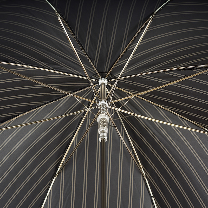 Hand Carved Duck Umbrella – Italian Handmade Automatic Open Wooden Handle