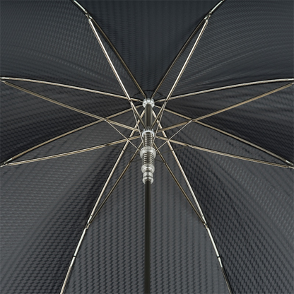 Luxury T-Rex Umbrella – Handmade Italian Brass Handle, Automatic Open Rain Gear