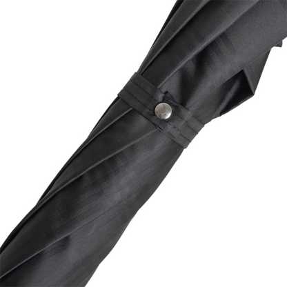 Luxury Black Schnauzer Umbrella – Handmade Italian Designer Rain Gear With Acetate Handle