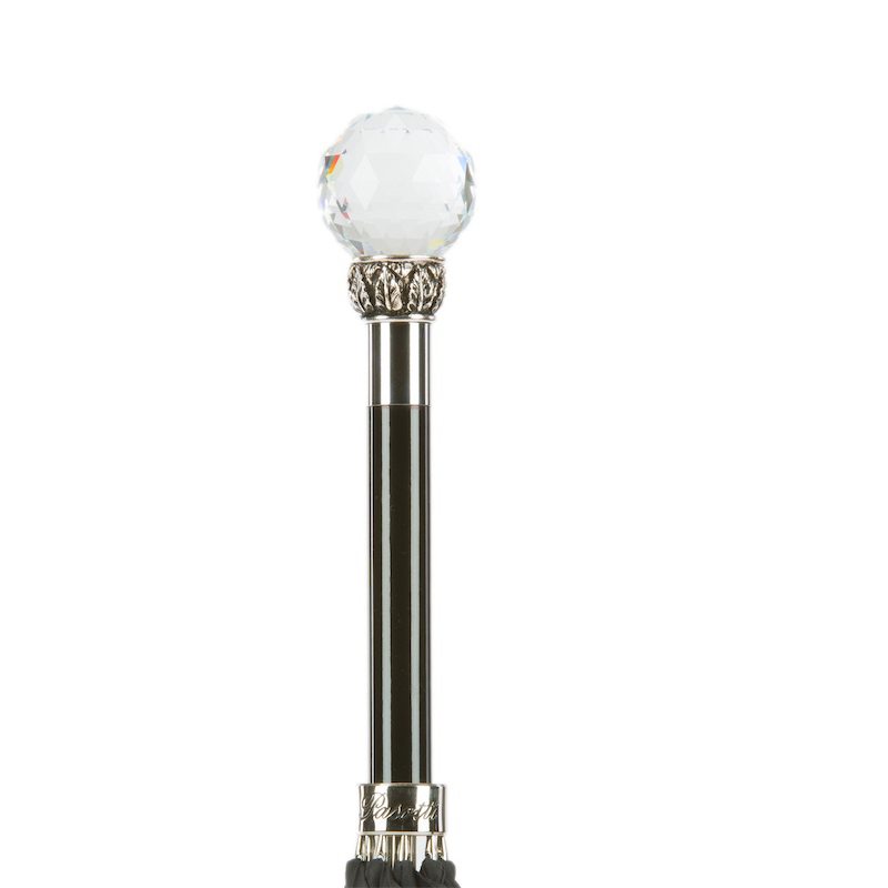 Luxury Crystal Umbrella | Italian Handmade Rain Umbrella with High-Quality Canopy & Gift Box