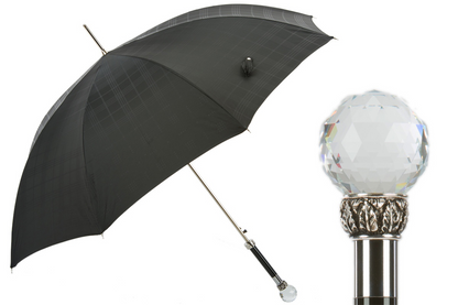Luxury Crystal Umbrella | Italian Handmade Rain Umbrella with High-Quality Canopy & Gift Box