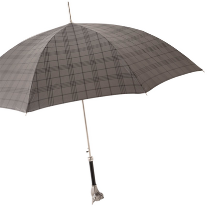 Check Bulldog Umbrella – Automatic Opening, Durable Aluminum Handle | Italian Handmade