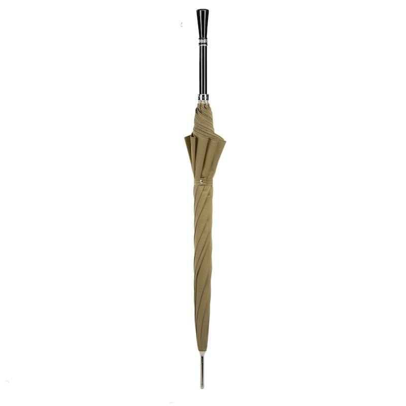 Luxury Men’s Umbrella with Automatic Opening | Handmade Italian Polyester Canopy, Resin Handle