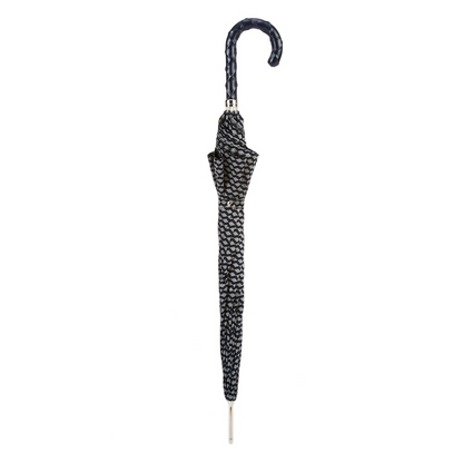 Luxury Umbrella – Handmade Italian Rain Umbrella with Twisted Leather Handle