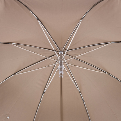 Automatic Gent Umbrella - Bicolor Handmade Italy | Whangee Handle, Water-Resistant Canopy
