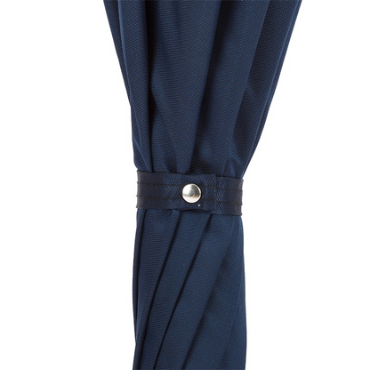 Navy Umbrella - Automatic Opening Rain Umbrella with Silver Eagle Handle