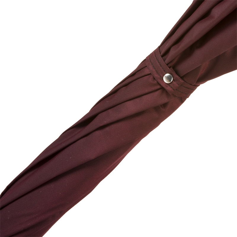 Hand Carved Umbrella – Bulldog Design with Wooden Handle | Handmade Italian Rain Gear