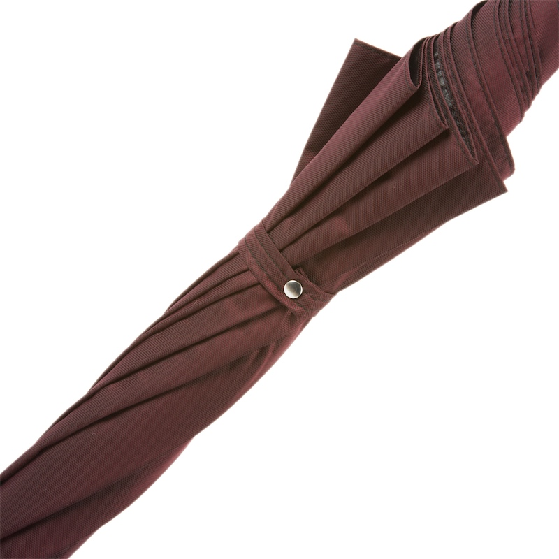 Silver Bulldog Umbrella – Handmade Italian Metal Handle Rain Protection Canopy