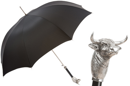 Luxury Bull Umbrella – Automatic Brass Handle Rain Umbrella With Durable Polyester Canopy