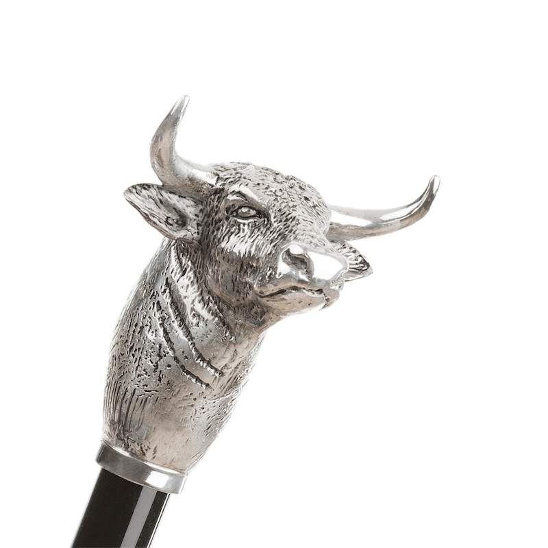 Luxury Bull Umbrella – Automatic Brass Handle Rain Umbrella With Durable Polyester Canopy