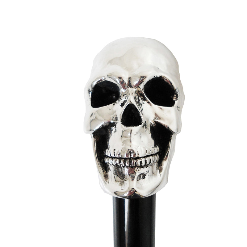 Luxury Skull Umbrella – Silver Skull Handle