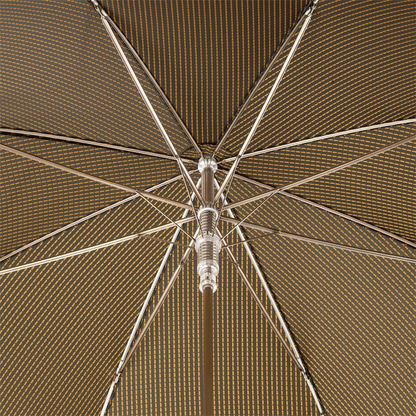 Bespoke Gentleman Umbrella - Automatic Opening, Chestnut Wood Handle, Water Repellent Canopy