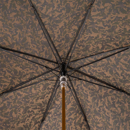 Luxury Wolf Umbrella – Handmade Italian Brass Handle | Automatic Opening Rain Protection