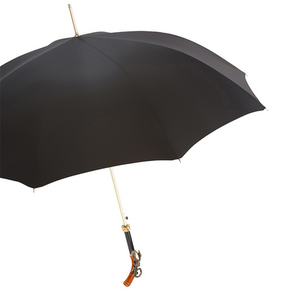 Scorpion Umbrella | Elegant Rain Umbrella with Swarovski Crystal Handle & Waterproof Canopy