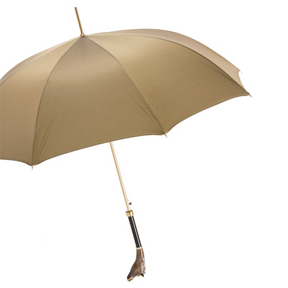 Boar Umbrella – Handmade Italian Luxury Rain Umbrella with Enameled Brass Handle