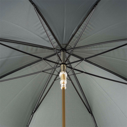 Handmade Italian Umbrella – Luxury Rain Umbrella with Enameled Brass Handle
