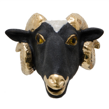 Handmade Luxury Umbrella – Italian Crafted Rain Umbrella with Enameled Brass Handle