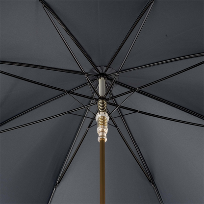 French Bulldog Umbrella – Handmade Italian Luxury Rain Umbrella with Enameled Brass Handle