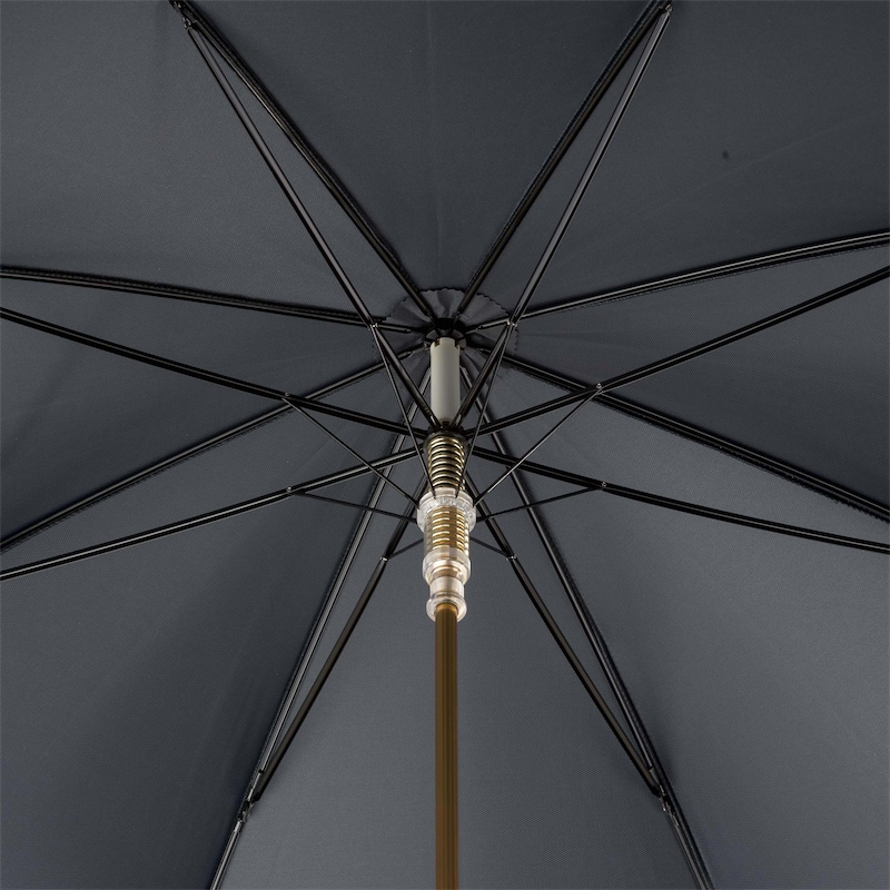 French Bulldog Umbrella – Handmade Italian Luxury Rain Umbrella with Enameled Brass Handle
