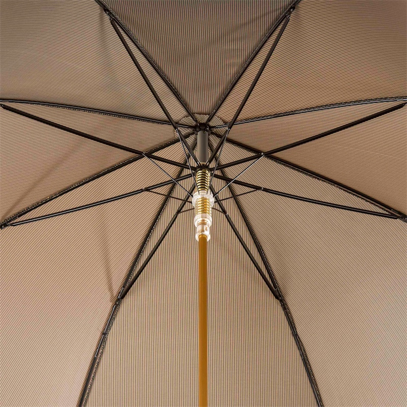Luxury Owl Umbrella – Handmade Italian Rain Umbrella with Enameled Brass Handle