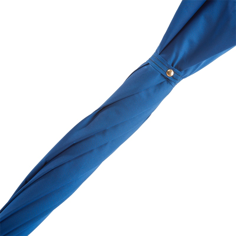 Blue Luxury Umbrella – Italian Handmade Automatic Open Umbrella with Lion Handle