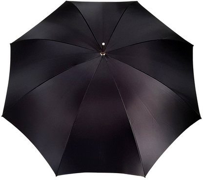 Double Cloth Umbrella – Women's Rain Umbrella with Elegant Horses Print & UV Protection