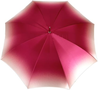 Luxury Women Umbrella – Black and White Umbrella with Swarovski Crystal Handle