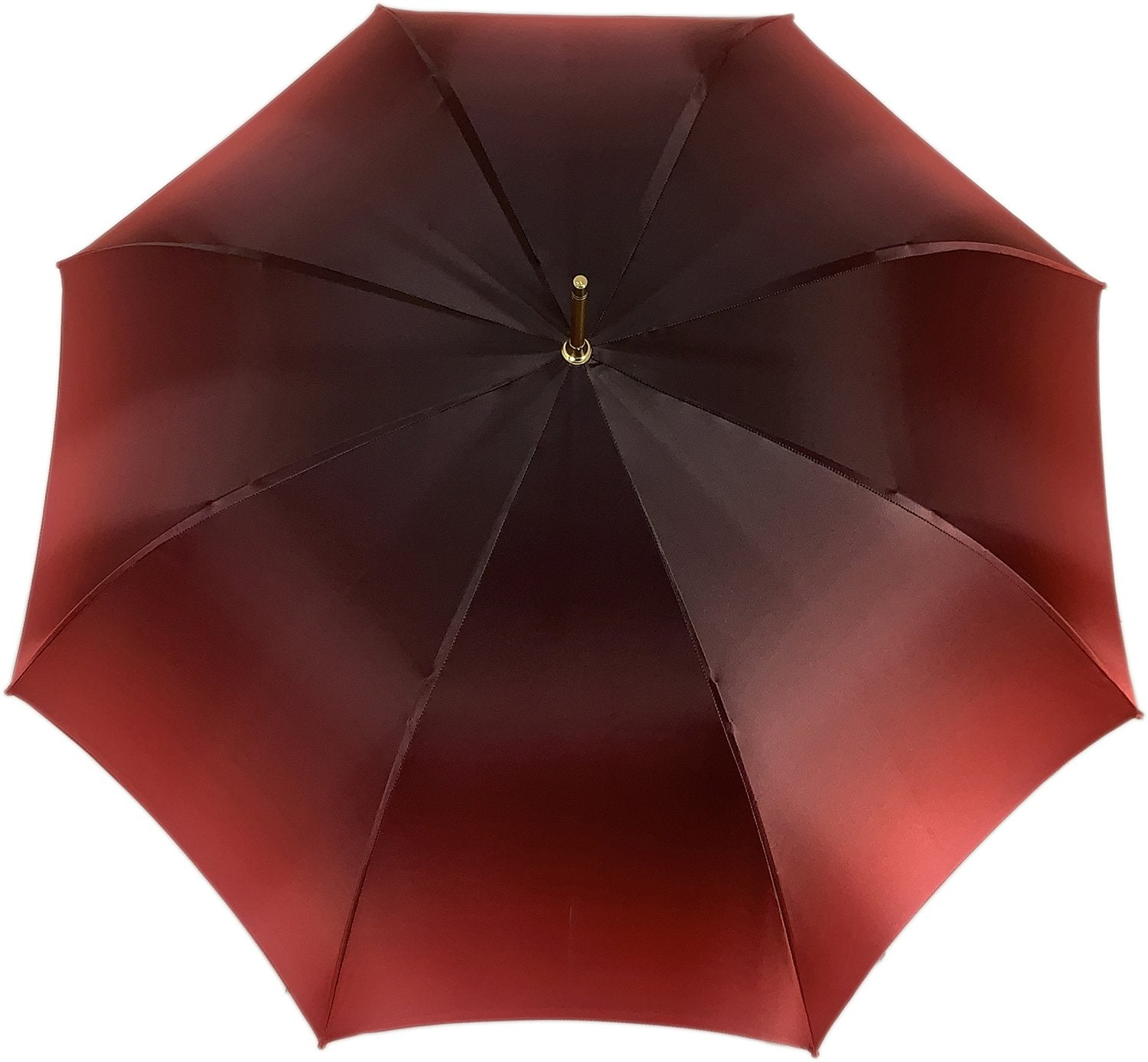 Luxury Burgundy Umbrella – Automatic Opening, Regal Crown Design with Red Stone Handle