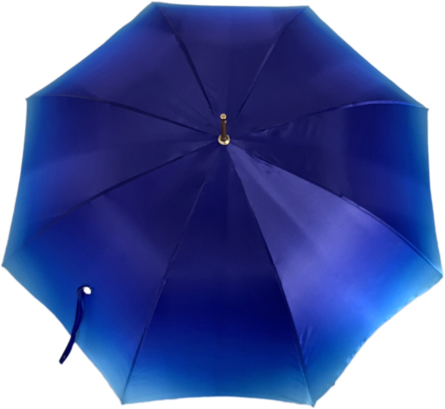 Luxury Blue Umbrella – Italian Handcrafted Blue Rose Automatic Opening Rain Umbrella