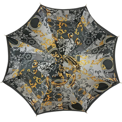 Handcrafted Luxury Umbrella – Elegant Satin Canopy With Dragonfly Handle & Swarovski Crystals