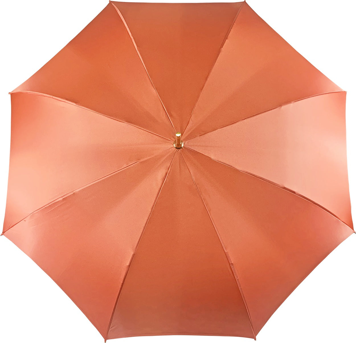 Goldplated Octopus Umbrella – Luxury Satin Coral Canopy, Swarovski Crystal, Handmade Italian