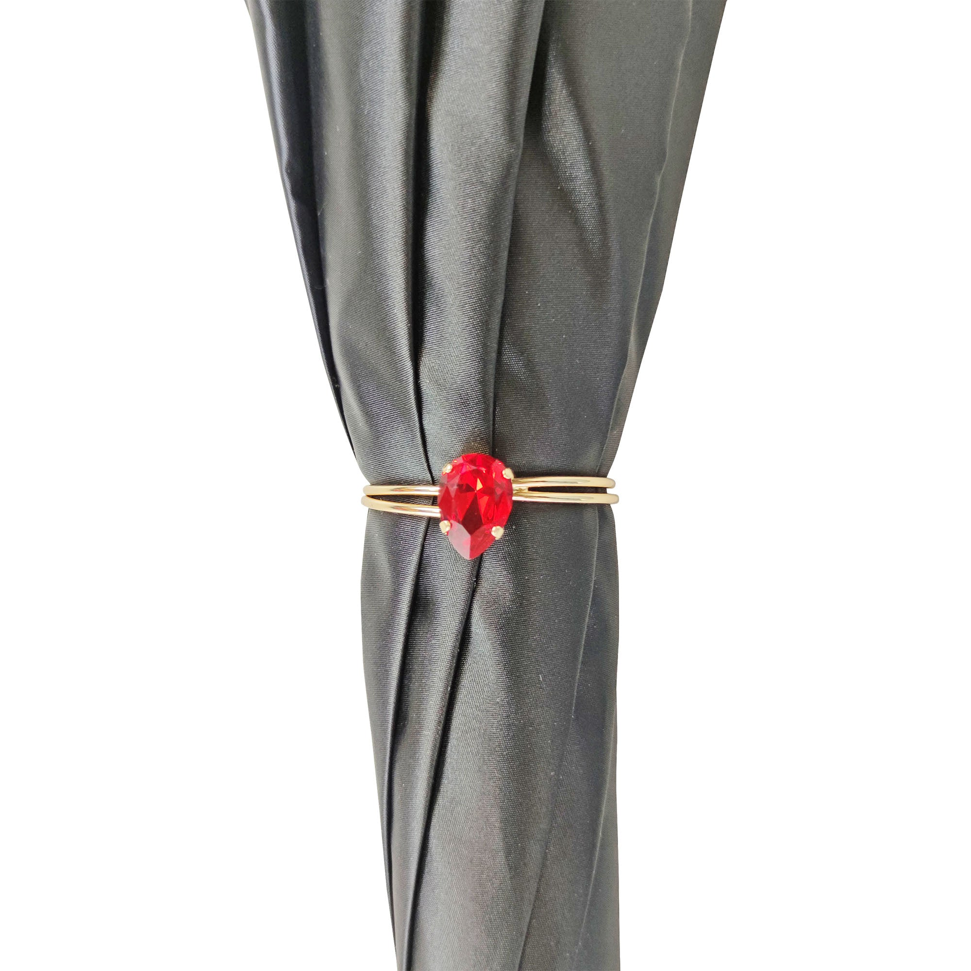 Exclusive Umbrella – Handmade in Italy | Satin Fabric, Carbon Fiber Frame & Gold Plated Handle