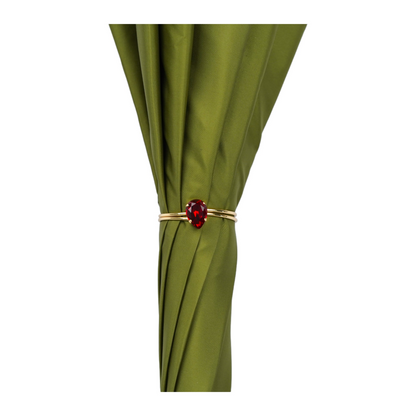 Hot Air Balloon Umbrella – Luxury Satin Canopy, Gold-Plated Handle, Automatic Opening