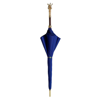Tree Of Life Umbrella – Handmade Italian Luxury Rain Protection With Gold-Plated Handle