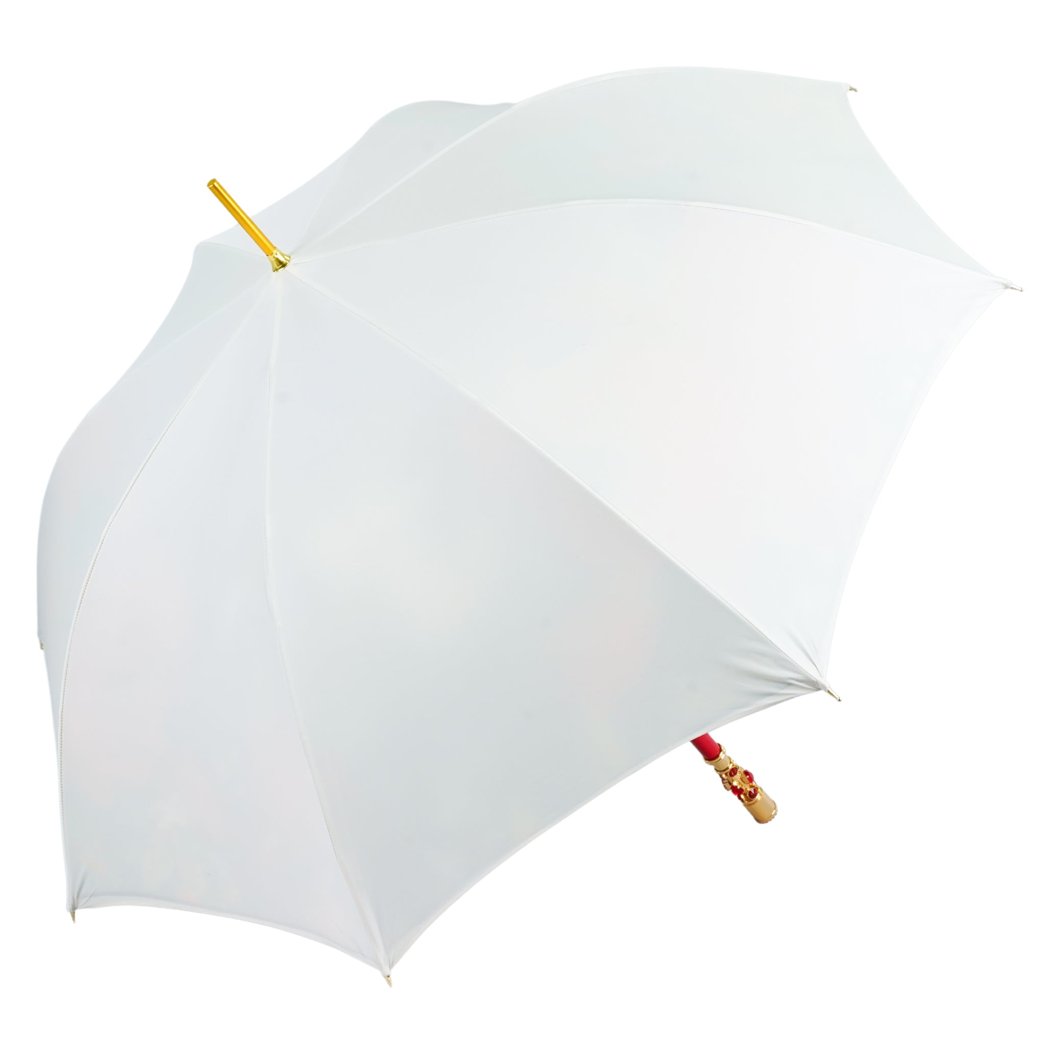 Royal Rose Umbrella – Luxury Rain Umbrella with Handmade Gold Handle & Carbon Fiber Frame