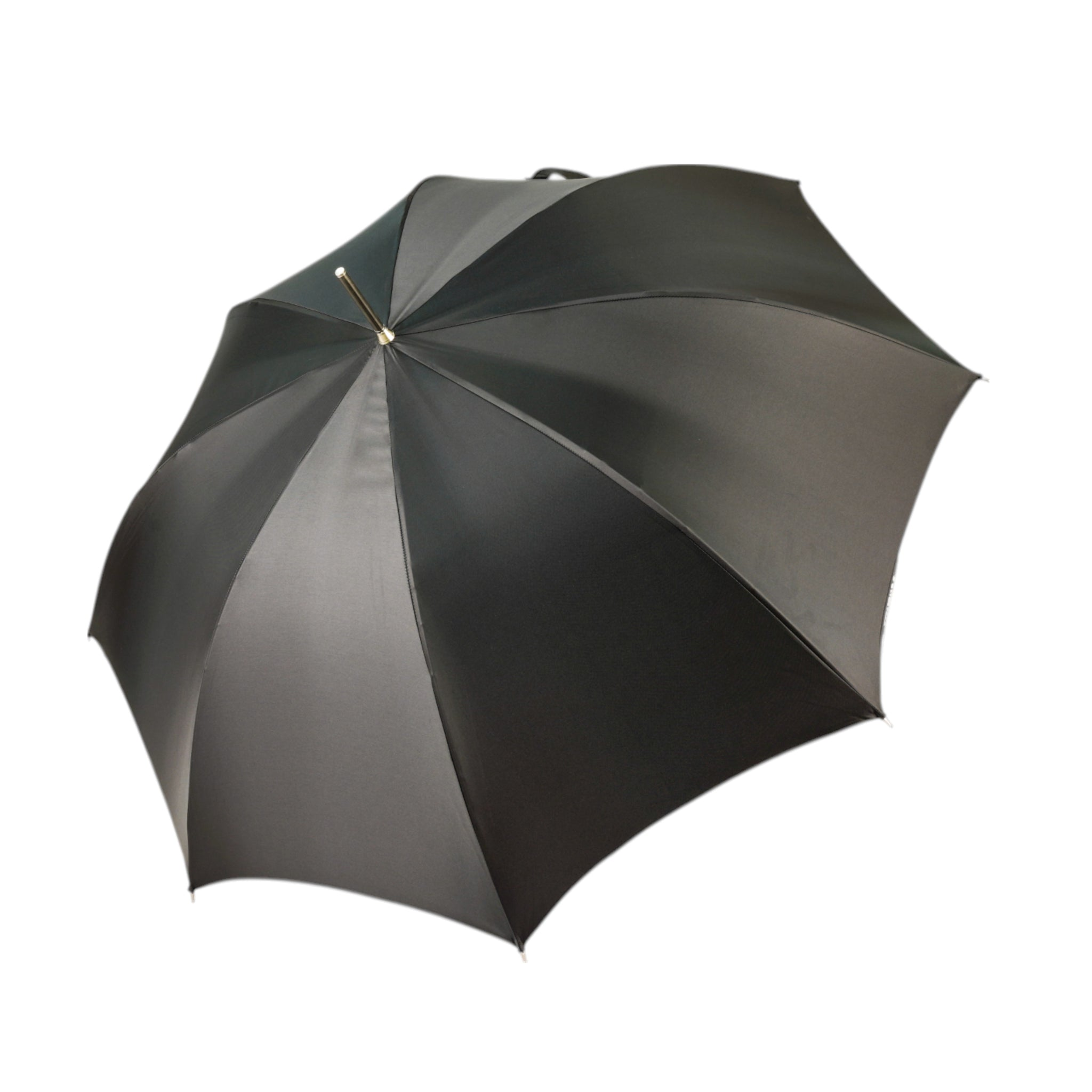 Luxury Italian Umbrella – Handmade Wind Resistant Rain Umbrella With Leather Handle