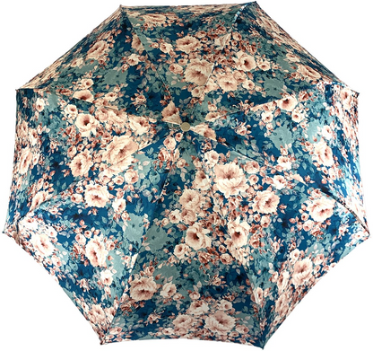 Women's Folding Umbrella – Compact Floral Print, Automatic Open, UV Protection Rain Gear
