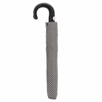 Folding Umbrella Leather – Automatic Opening Compact Rain Umbrella with Gift Box