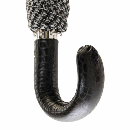 Folding Umbrella Leather – Automatic Opening Compact Rain Umbrella with Gift Box