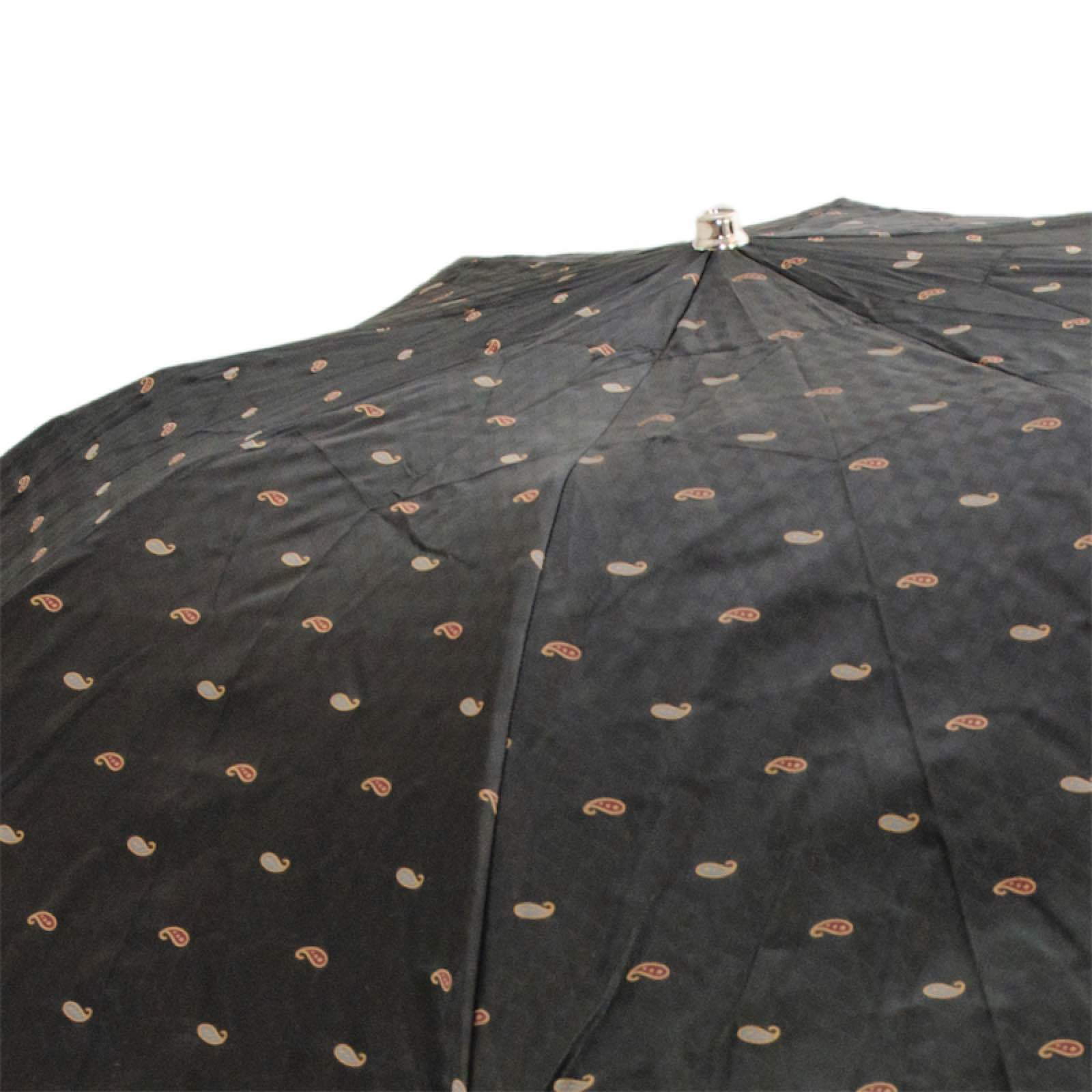 Telescopic Umbrella - Automatic Open Folding Umbrella with Whangee Handle