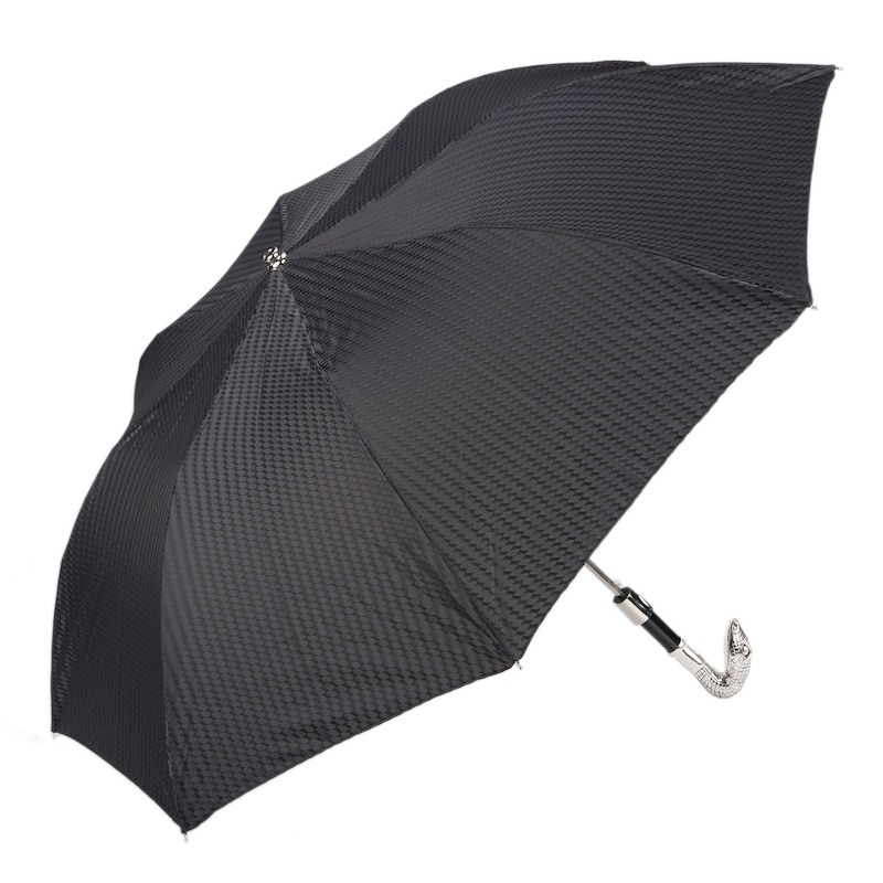 Folding Automatic Umbrella – Handmade Italian Folding Umbrella with Metal Handle