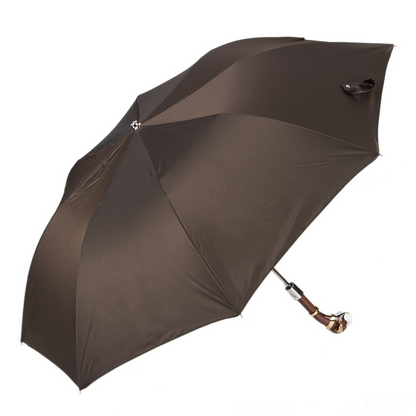 Folding Automatic Umbrella – Italian Handmade Folding Boxer With Brass Handle