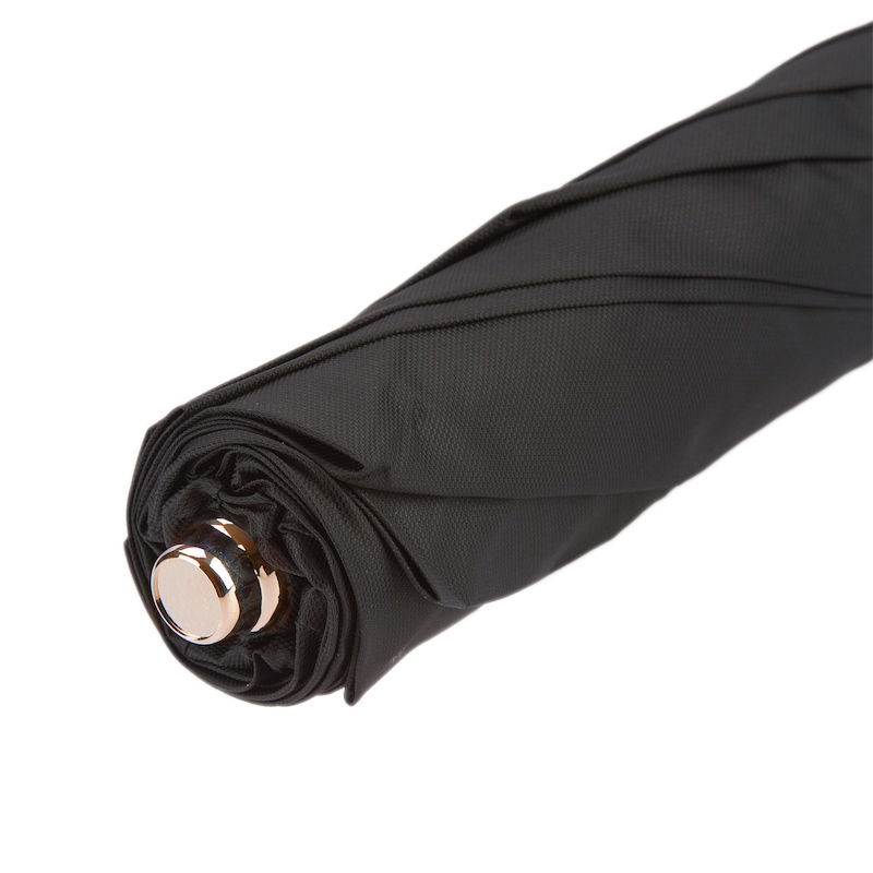 Gold Skull Umbrella – Folding Automatic Handmade Umbrella Italy With Gilt Resin Handle