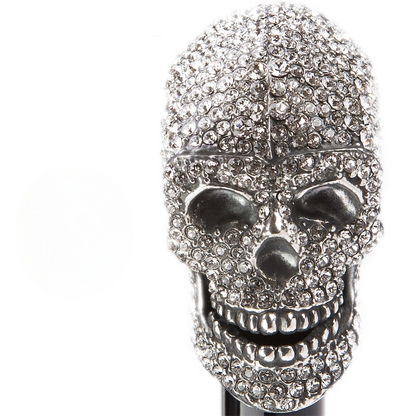 Swarovski Folding Umbrella – Automatic Opening, Italian Handmade Luxury Rain Accessory