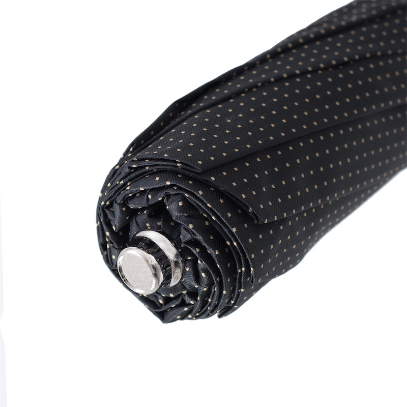 Folding Umbrella – Classic Rain Umbrella with Wooden Handle | Automatic Open