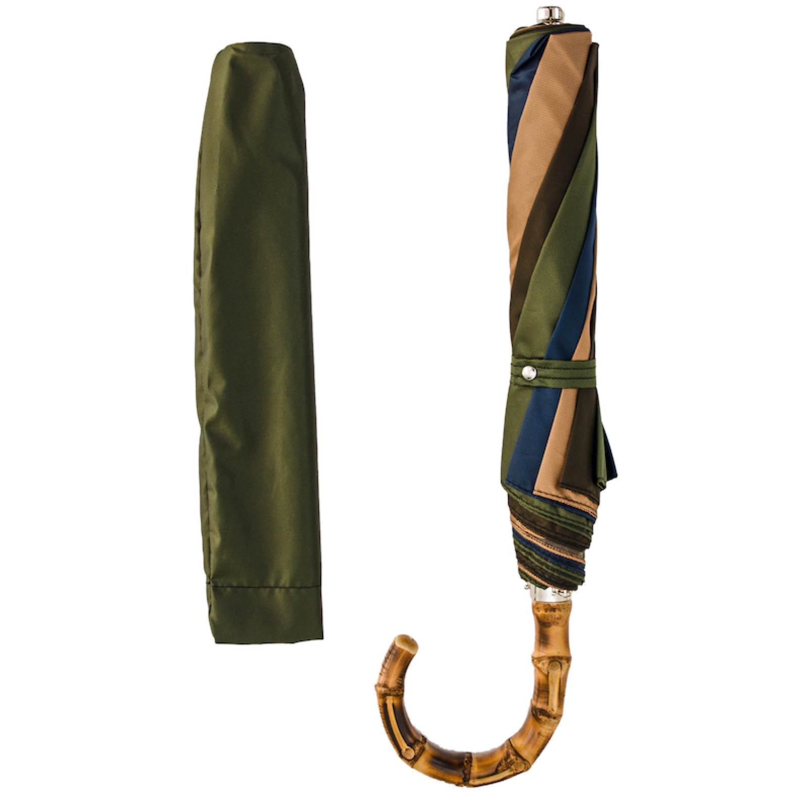 Folding Automatic Umbrella – Italian Handmade Rainbow Compact Rain Protection